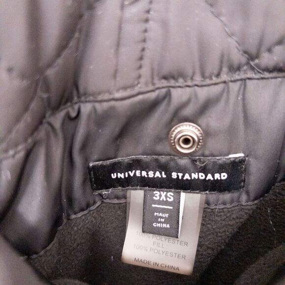 Universal Standard Cotswolds Reversible Puffer Coat Black/Brown - Picture 5 of 10
